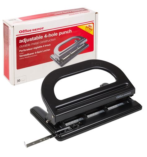badge hole punch office depot.